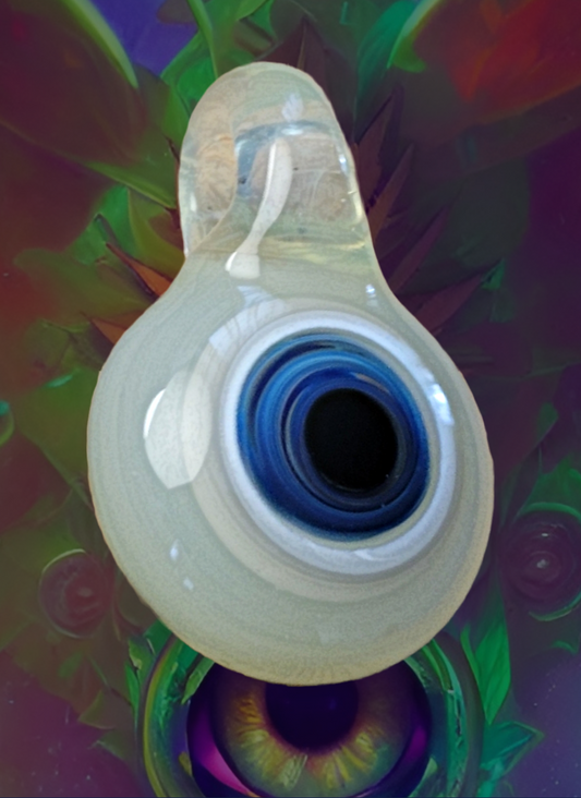 Experimental UV Eye Pendant